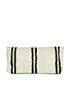 Alexander McQueen Clutch, &pound;120, Handbags, Red/White, Leather/Python, Back view
